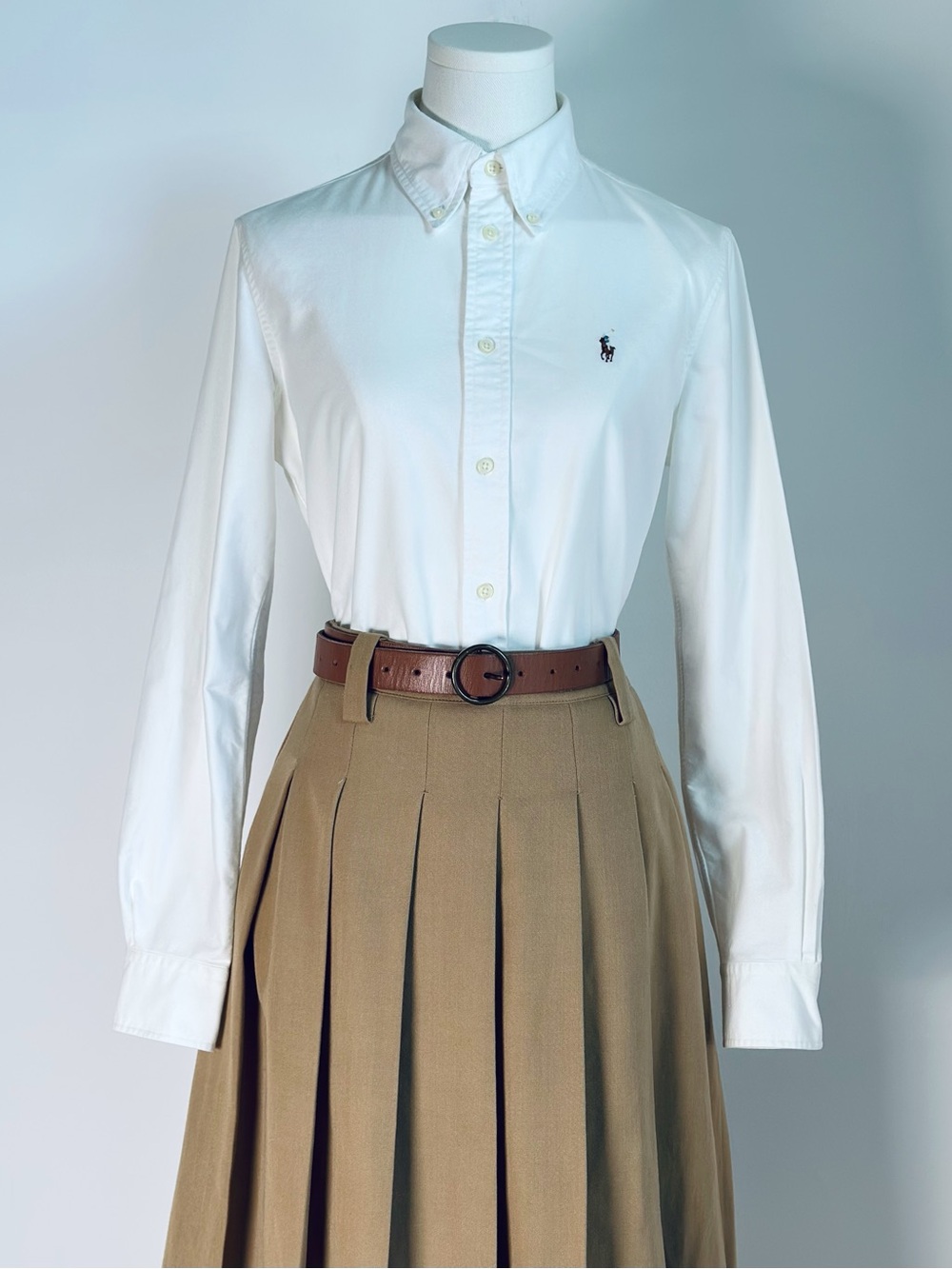 Ralph Lauren Like New Oxford Button-Down Shirt Women’s Small Custom Fit